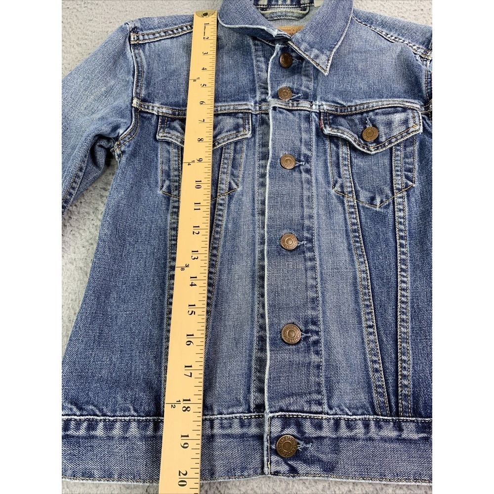 Levis Jacket Womens Size Small Vintage Distressed‎ Vintage IRREGULAR Stamped - Picture 2 of 14